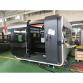 1000w Fiber Laser Cutting Machine with Protective Cover in Europe